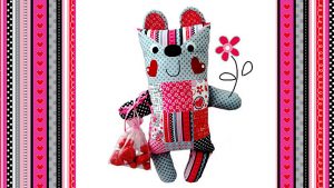 There are lots of ideas for softies to sew, but none are as cute as this sweetie.