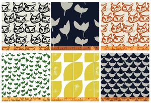For the lovers of all things Scandinavian, Lotta Jansdotter fabric line, Hemma.
