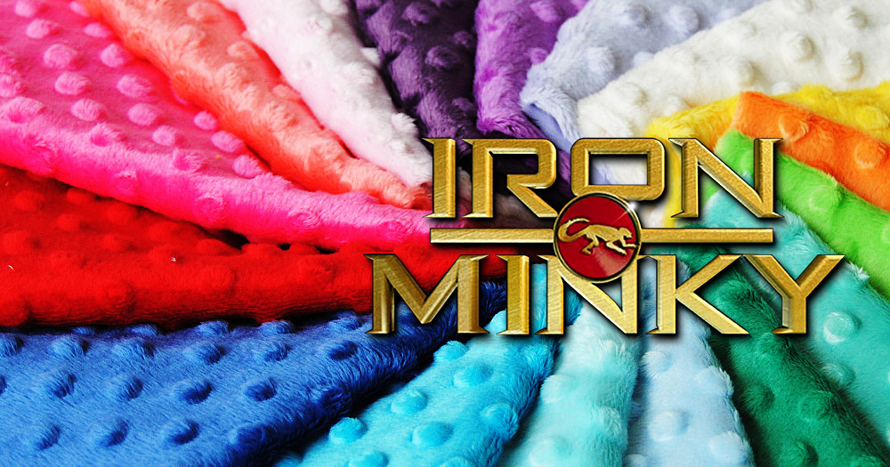 Do NOT iron minky directly!