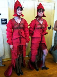 One of the oddest costumes I’ve made were these lobsters, again for Boardwalk.
