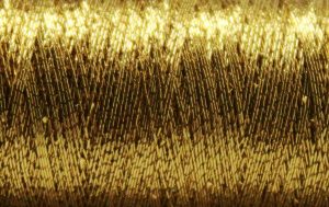 Designed for embroidery, quilting, & decorative stitching projects, metallic thread can be used to create beautiful topstitching designs.