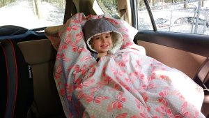My 4 year old absolutely loves what she calls her ‘car blanket.’