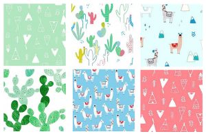 If you are looking for something with a little more ‘prickly’ whimsy, check out No Drama Llama by Dear Stella House Designer.