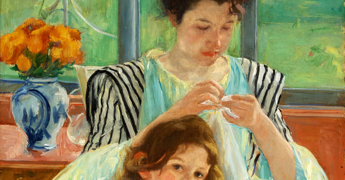 Sewing in 1900: Mary Cassatt's Take