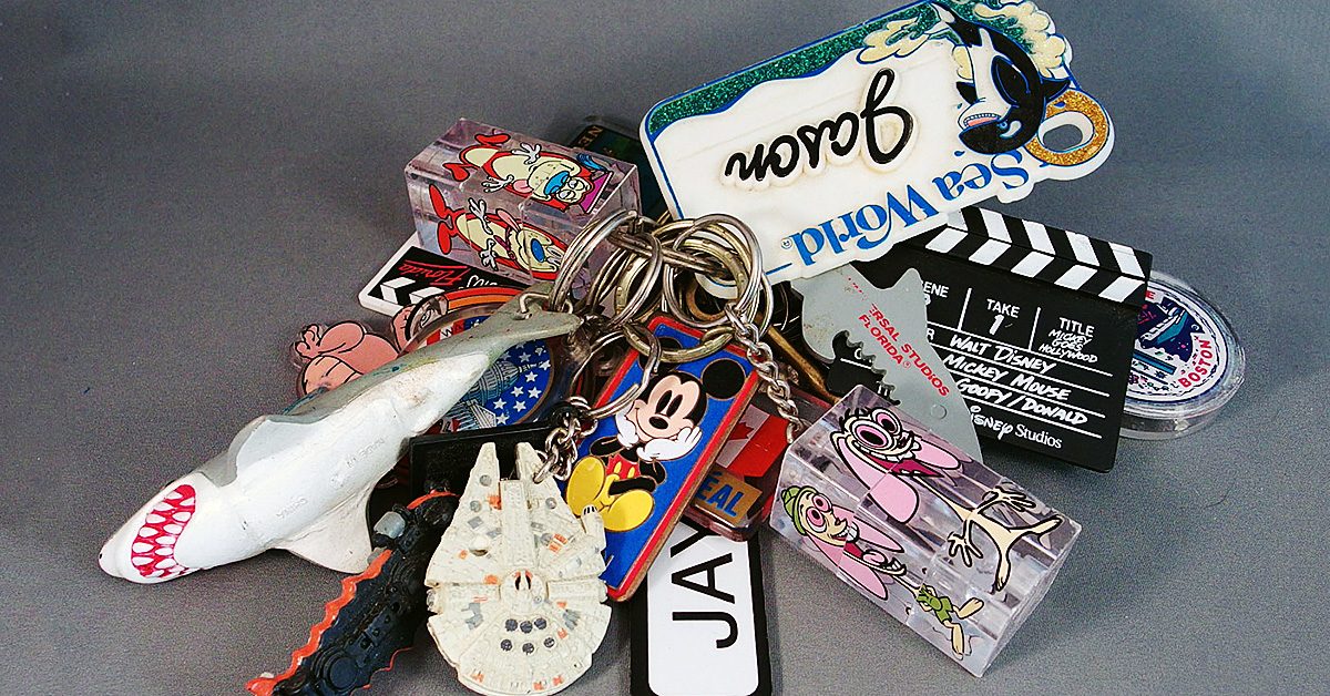 Scrap-Fabric Keychain!