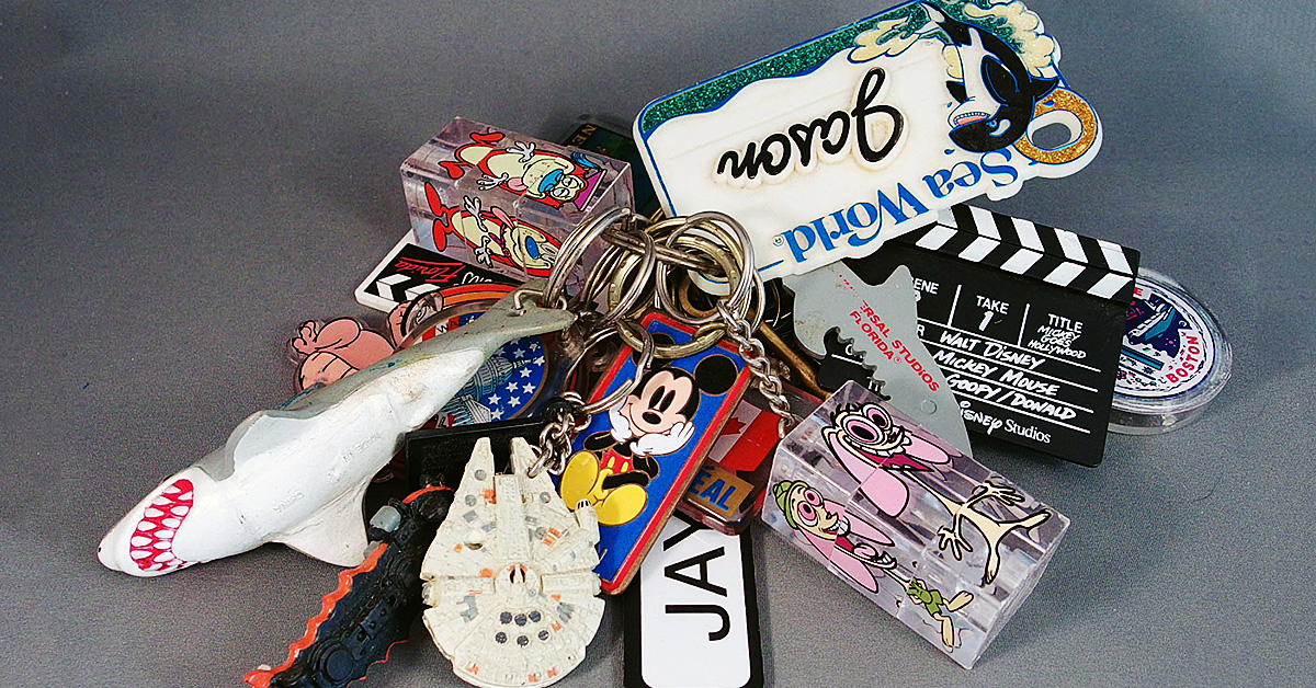 Scrap-Fabric Keychain!