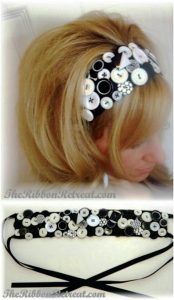 Since headbands are small projects, making one for the sake of a button endeavor might not be too hectic of an idea!