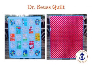 This kit came out in 2015 & is called Celebrate Seuss by Robert Kaufman Fabrics.