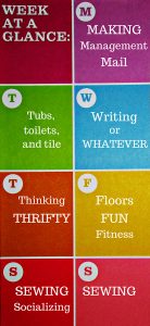 Here are some ideas to get you started thinking about your own themes for every day of the week.
