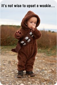 Oh, & remember how I said I loved Chewbacca? Imagine your little one decked out in this Chewbacca costume!