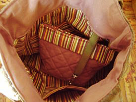 Tuck a matching bag inside for the special touch.