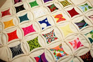 These quilts are not necessarily known for bright coloring.