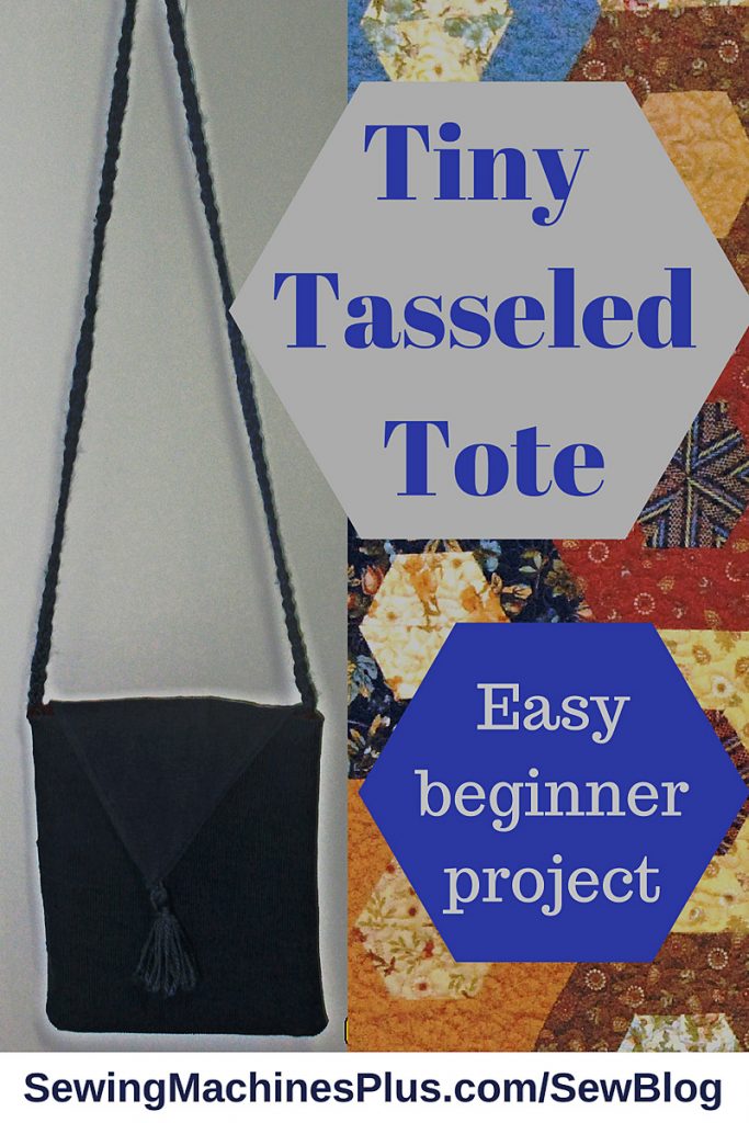 Sew a Small Purse Tutorial Tiny Tasseled Tote