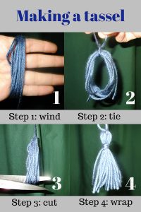 How to tie a tassel.