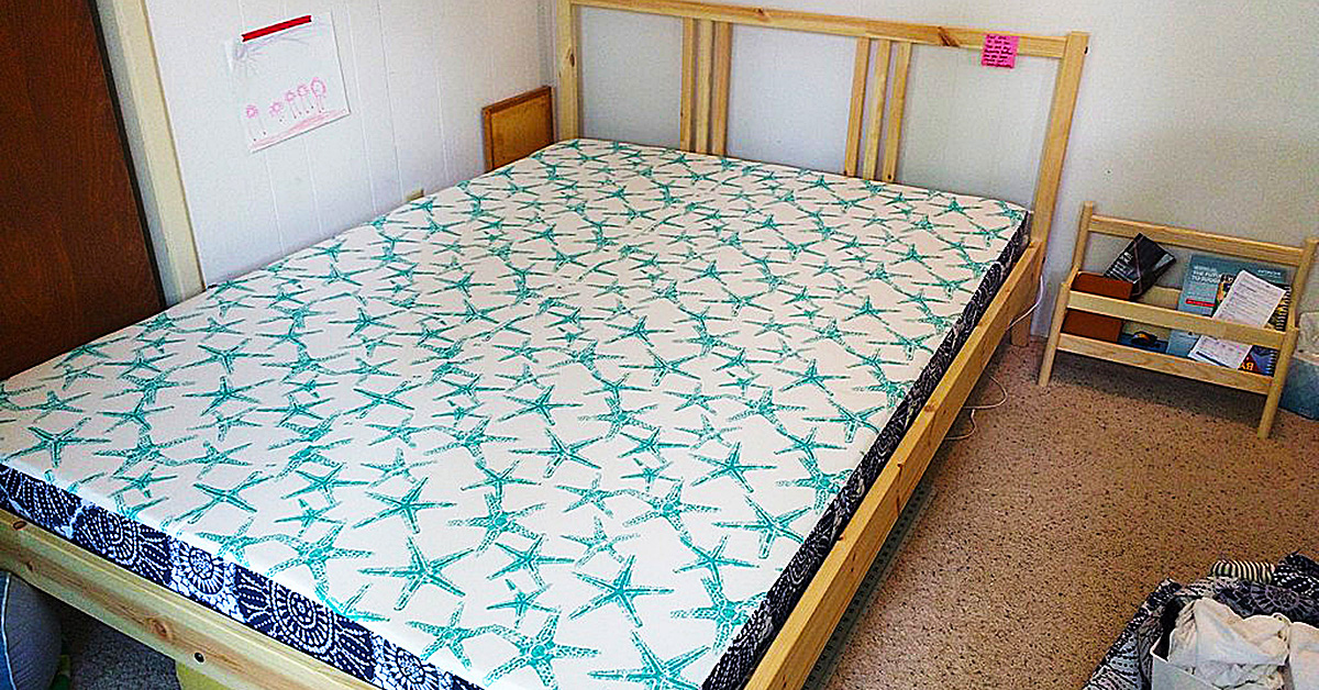 diy zippered mattress cover