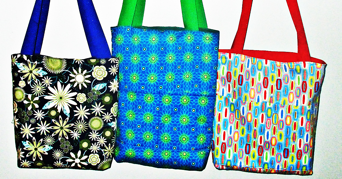 reversible tote bag