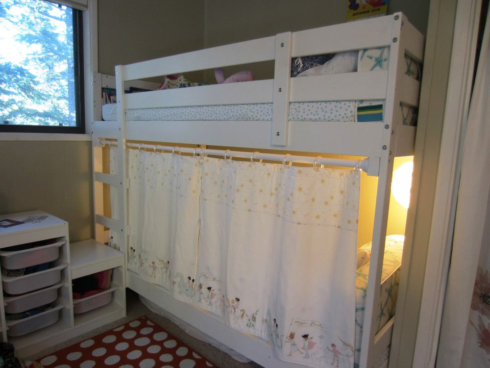 Bunk Bed Privacy Curtains Part 2, How To Make Curtains For Bottom Bunk Bed