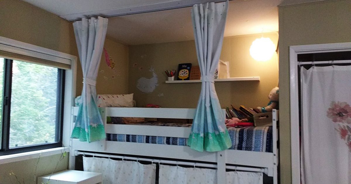 loft bed curtain