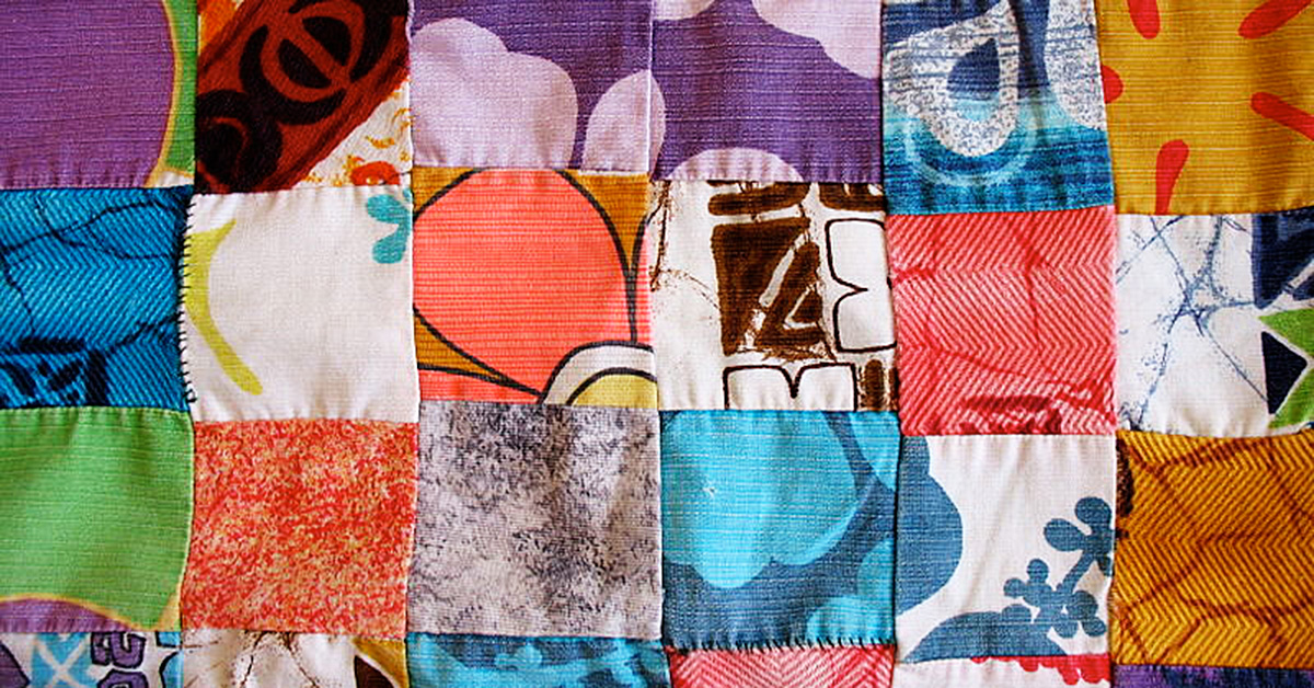 Strip Piecing for a Postage Stamp Quilt