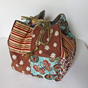 Tutorial: More Kinchaku Japanese Drawstring Bags – SewingMachinesPlus ...