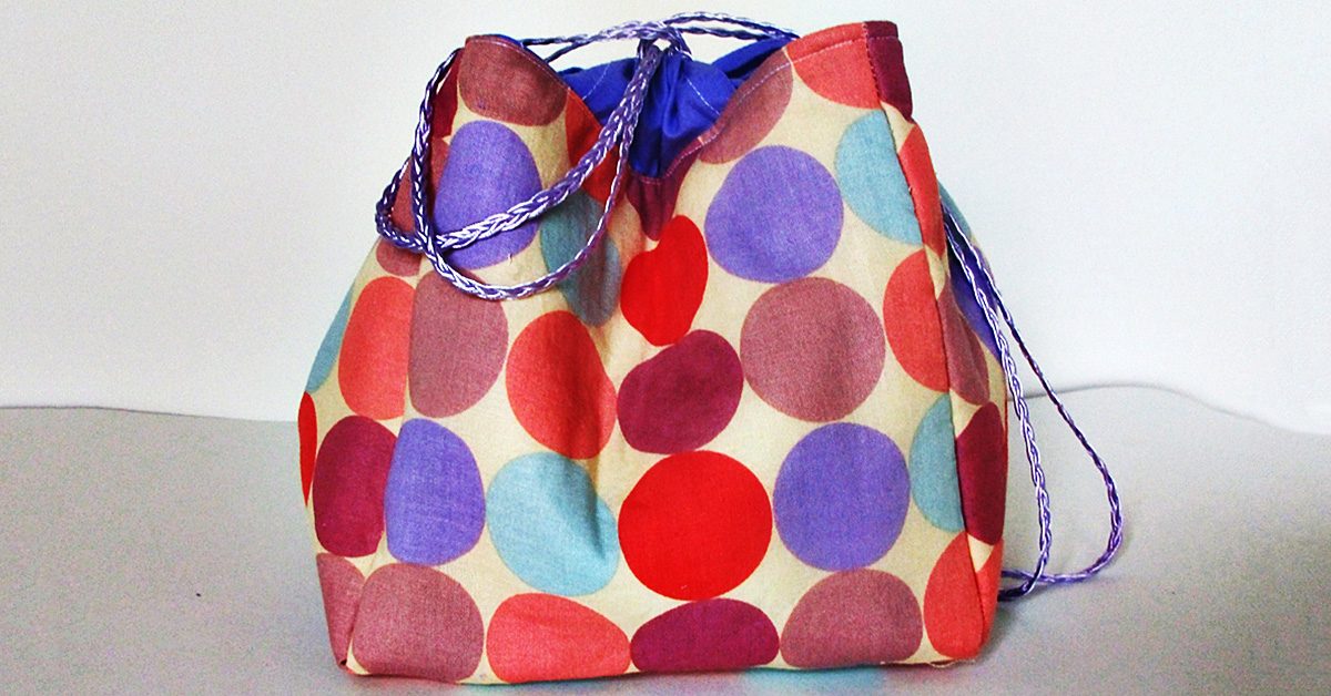 Tutorial More Kinchaku Japanese Drawstring Bags